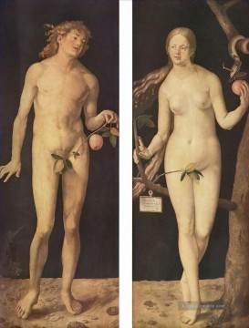 Adam und Eva Albrecht Dürer Klassischer Menschlicher Körper Ölgemälde